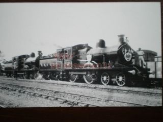 Photo Bombay Baroda And Central India Railway Locos 247 & 243