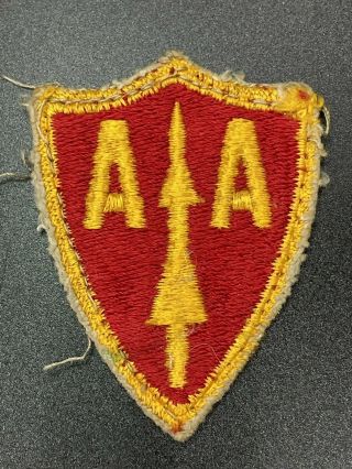 Ww2 Us Army Anti - Aircraft Command Cutedge Patch