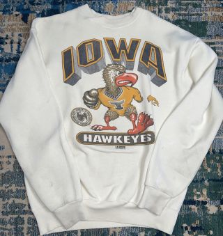 Vintage Iowa Hawkeyes Sweatshirt Size L