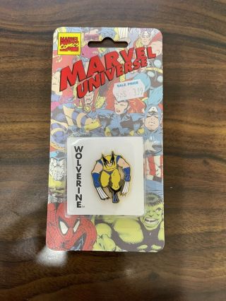 Vintage Marvel Universe Pin Wolverine