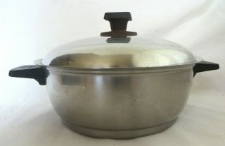 Vintage Rena 18 - 8 3 Ply Stainless Steel 3 Qt Sauce Pan Stock Pot