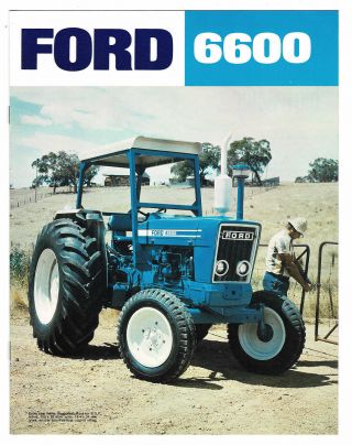 1976 Ford 6600 Tractor Australian Sales Brochure - Ford Australia
