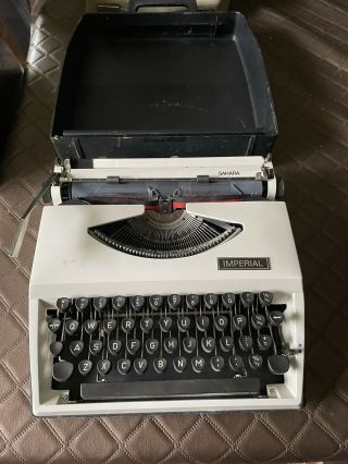 Vintage T - A Organisation Holland Imperial Sahara Typewriter & Case