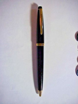 Cross Solo Vintage Black With Gold Trim Ballpoint Pen