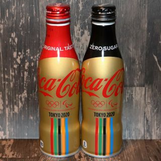 Coca Cola Tokyo 2020 2021 Olympic Gold Design Empty Bottle Set Rare Japan