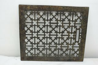 Vintage Cast Iron Heating Grate Ornate Antique Home Decor In Floor Or Wall