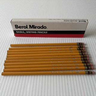 Vintage Berol Mirado Eagle Writing Pencils 174 - 2 Medium Soft Pack Of 11 Open Box