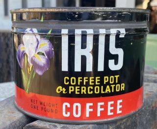 Sweet Iris Coffee 1lb.  Keywind Tin Can.  Smart & Final.  Los Angeles,  Ca.