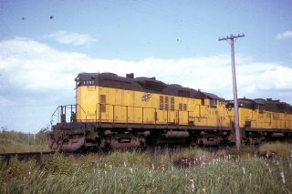 Railroad Slide Chicago & North Western 1497 Wisconsin Baldwin Ex Mkt