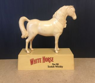 A Early Vintage White Horse Fine Old Scotch Whisky Advertising Figure