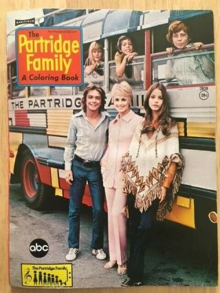 Vintage 1970 The Partridge Family A Coloring Book David Cassidy Susan Dey