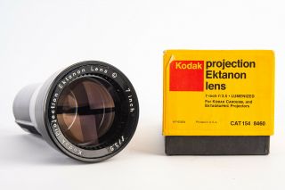 Vintage Kodak Projection Ektanon 7 Inch 175mm F/3.  5 Projector Lens V13