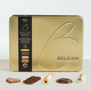 Marks And Spencer Biscuit Box Belgian M&s Biscuit Selection Box Easter Tin 1kg