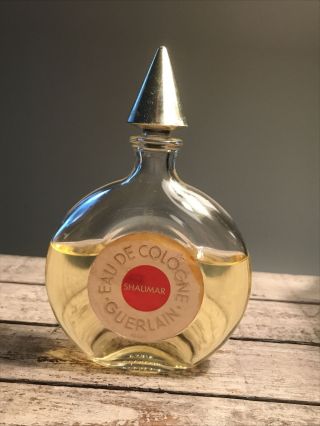 Vintage Guerlain Shalimar Women Perfume Eau De Cologne 3.  4 Oz 100 Ml Splash