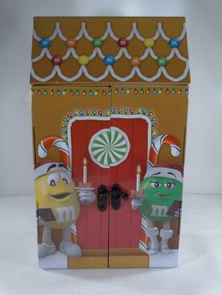 M&ms Christmas House Tin Canister Front Doors Gingerbread House My M&ms 2015