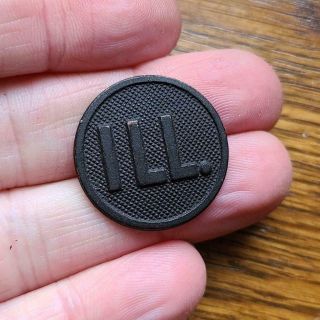 Wwi Illinois National Guard Bronze Enlisted Collar Disc