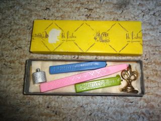 Vintage Sealing Wax,  2 Stamps Letter J & Strawberry