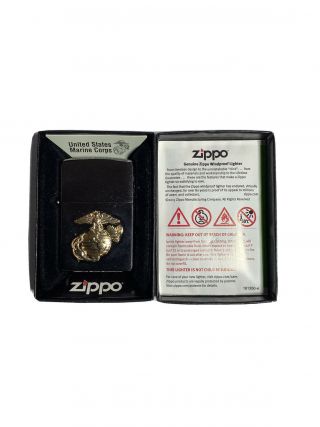 Zippo Us Marine Corps Crest Emblem Lighter - 280mar