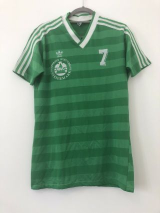Vintage 1980’s Adidas Football Shirt Template Size Medium Mens