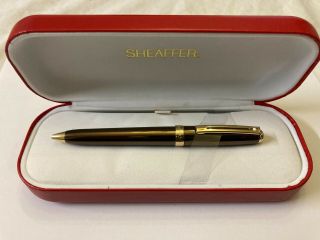 Vintage 1996 Sheaffer White Dot Copper & Gold Prelude Ballpoint Pen W/ Box