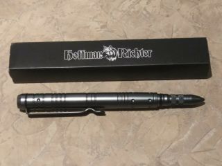 Hoffman Richter Stinger Tactical Pen Self Defense Glass Breaker Titanium In Ob
