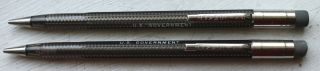 2 Vintage Skilcraft U.  S.  Government Transparent Mechanical Pencils