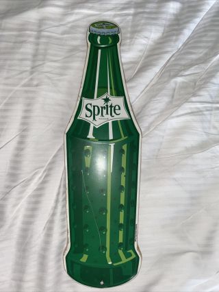 Sprite Bottle Steel Sign Green With Vintage Look Sprite Logo