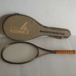 Vtg Pro Kennex Graphite Micro Mid Size Tennis Racquet 22 X 30 4 3/8