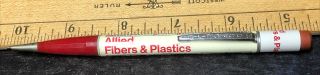 Vintage Advertising 1982 Durlite Mechanical Pencil Allied Fiber & Plastics Usa