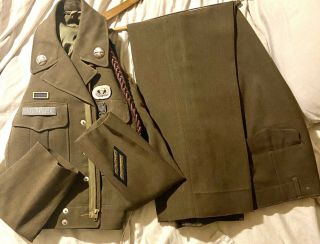 Us Korean War Ike Jacket And Trousers 82nd Airborne Division