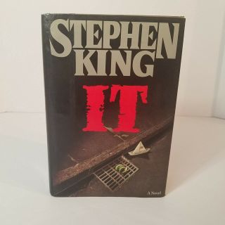 Vintage,  1986,  It,  Stephen King,  First Edition,  Viking Press,  Hardback Book W Dj