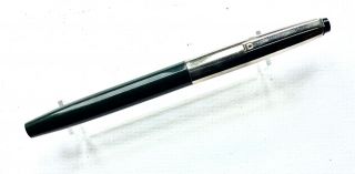 Vintage (c1980) Osmiroid School Fountain Pen,  Rolatip Medium Soft,  Dark Green