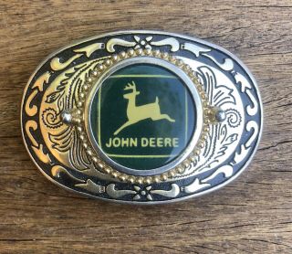 Vintage John Deere Belt Buckle Made In U.  S.  A.