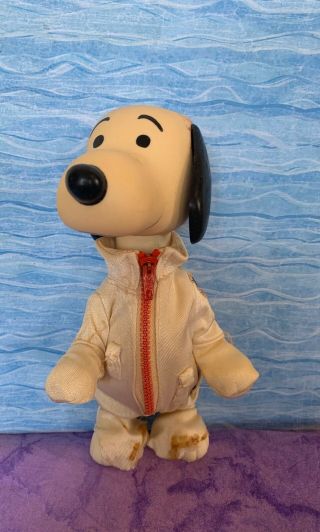 Vintage Snoopy Peanuts Pocket Doll Plastic Toy Action Figure Astronaut 1969 Nasa