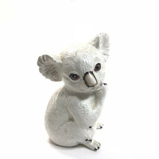 Andrea By Sadek Japan White Koala Ceramic Figurine 7 " Vintage