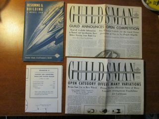 1962 Fisher Body Craftsmans Guild Desiging & Building A Model Car Booklet,  More