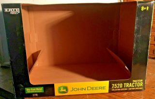 Ertl 1/16 John Deere 7520 Collector Edition Tractor Box Only 2004