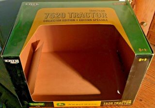 Ertl 1/16 John Deere 7520 Collector Edition Tractor BOX ONLY 2004 2