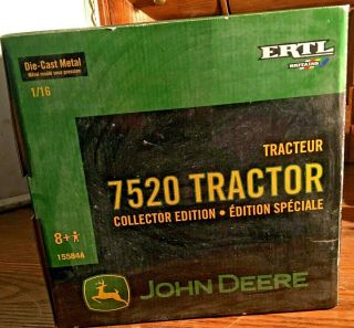 Ertl 1/16 John Deere 7520 Collector Edition Tractor BOX ONLY 2004 3