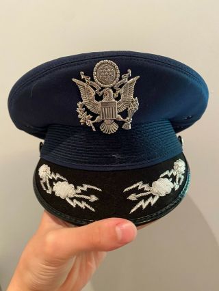 Vintage Usaf General Officer Dress Visor Cap Size 7 1/8th