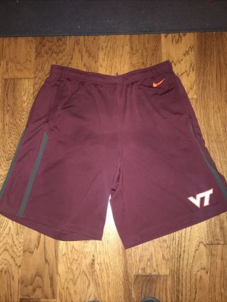 Nike Virginia Tech 2xl Mens Basketball Shorts Vintage Hokies Xxl Athletic