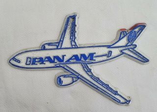 Vintage Pan American Airlines Aeroplane Fridge Magnet Pan Am