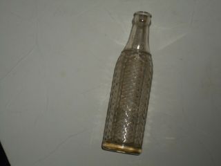 Coca Cola Bottle With Honey Comb Glass Coca Cola Bottling Co Parkersburg W Va