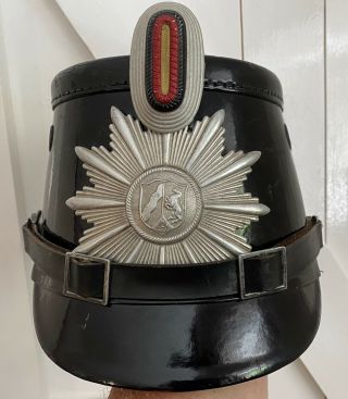Example Of A Ww2 German Police Gendarmerie Shako With Assmann Insignia