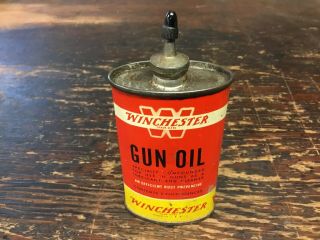 Vintage Winchester Gun Oil Lead Top Oiler