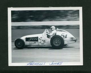 Race Car Driver Parnelli Jones Fike Plumbing Special Vintage 1960 Photo 469121
