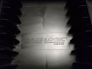 Vintage CASE LOGIC 30 Cassette Tape Storage Display Rack Wall Mount Horizontal 3