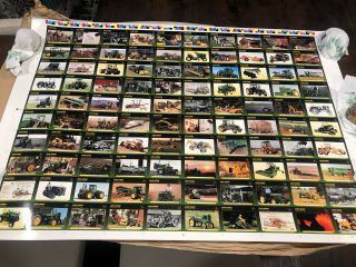 John Deere Collector Cards Limited Edition 1994 Series 100 Card Uncut Sheet