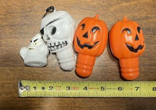 Vintage Halloween Plastic Candy Topper Blow Mold,  Rtc Chicago Hong Kong