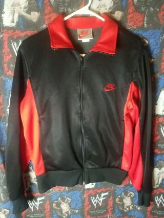 Vintage Nike Red/black Zip Up Jacket Sz S